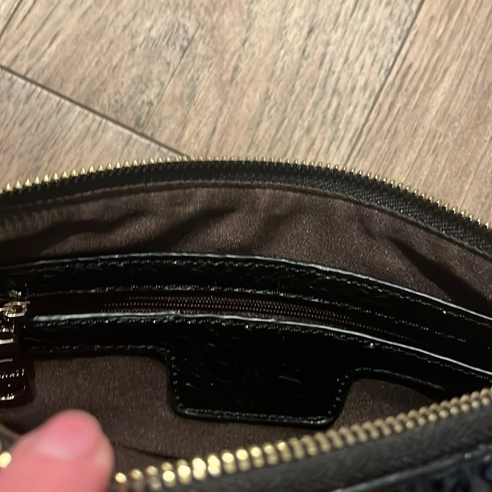 STAUER new in wrapping, Sloane crocodile embossed black purse - Picture 7 of 8
